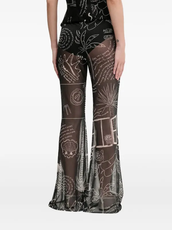 never fully dressed lace trousers Never Fully Dressed - Chocolate Naomi Cargo Trousers
