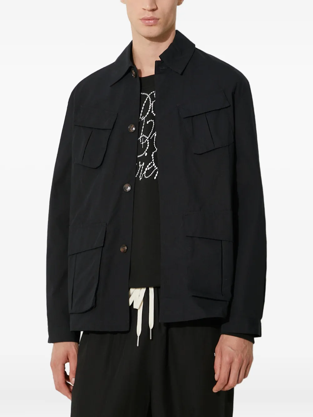 MKI Miyuki Zoku cotton shirt jacket | Shirt Jackets | Image 2
