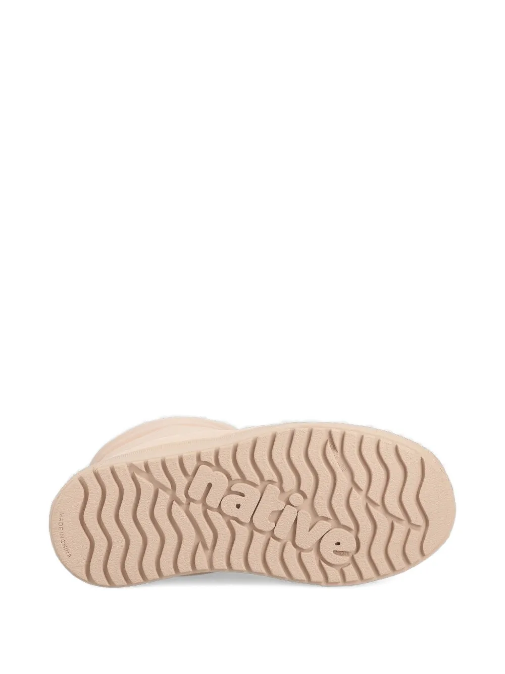 Native Quilted Padded Boots In Neutral