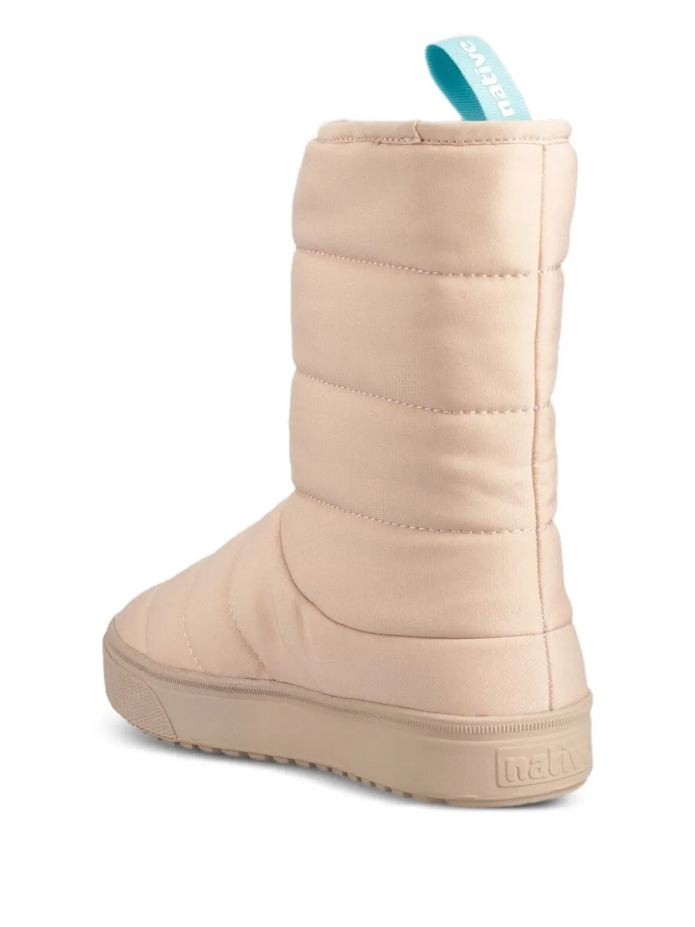 Native quilted padded boots Pink