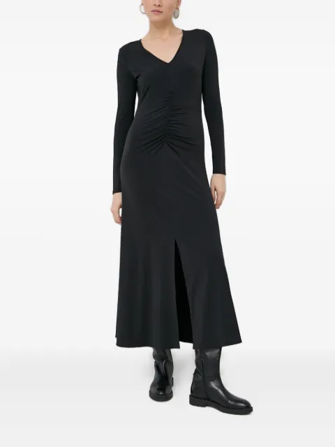 Notes du Nord robe mi-longue à col v