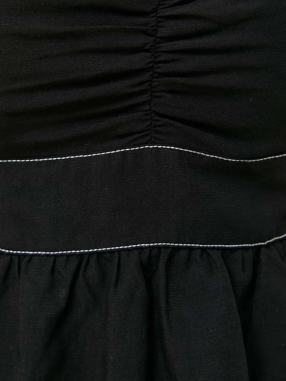 Notes Du Nord Cross-back Blouse In Black