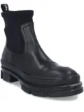 MOA CONCEPT elastic-panelled lug sole boots - Black