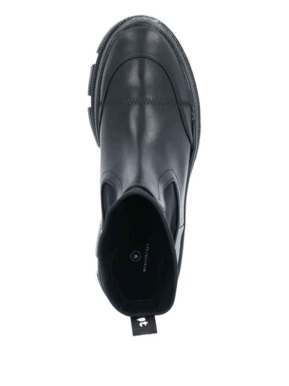 MOA CONCEPT elastic-panelled lug sole boots Black