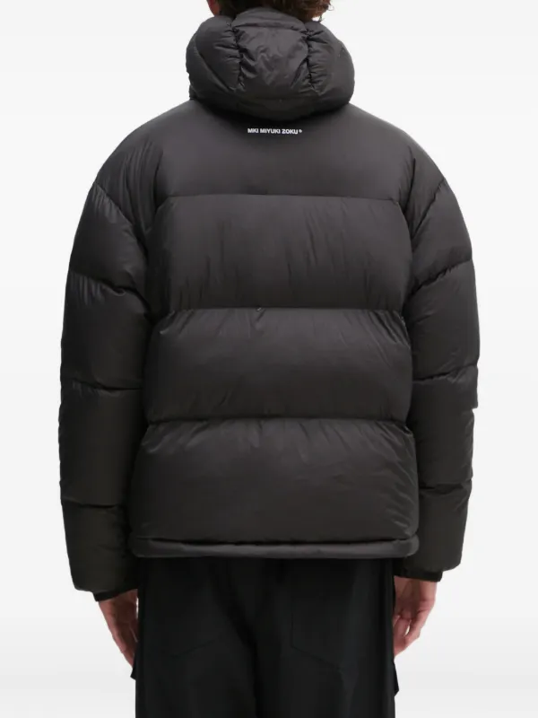 MKI Miyuki Zoku Hooded Puffer Jacket | Black | FARFETCH