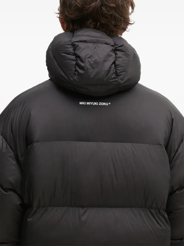MKI Miyuki Zoku Hooded Puffer Jacket | Black | FARFETCH
