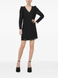 Notes du Nord long-sleeves lace mini day dress - Black
