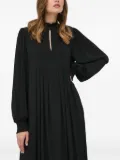 Notes du Nord pleated midi dress - Black