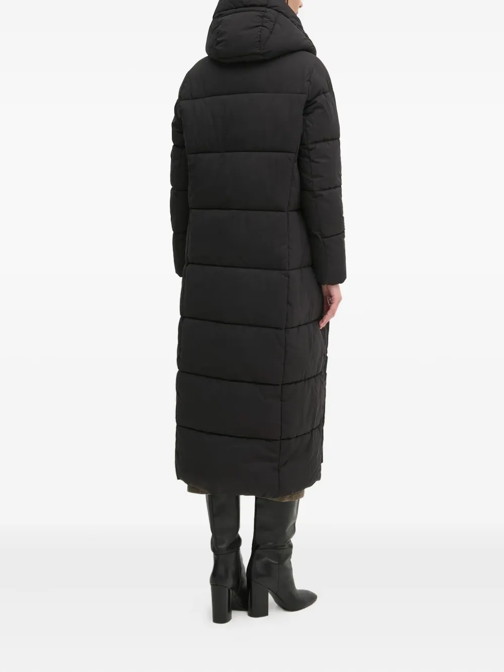 Sandro Ferrone hooded quilted coat | Black | Image 1