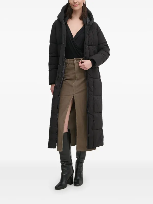 Sandro Ferrone フーデッド キルティングコート