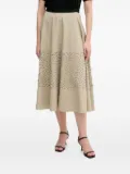 Sandro Ferrone circle-cut A-line midi skirt - Green