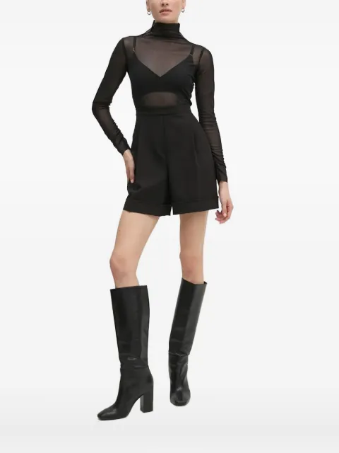 Sandro Ferrone high-neck mesh bodysuit