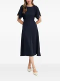 Sandro Ferrone short-sleeve A-line midi dress - Blue