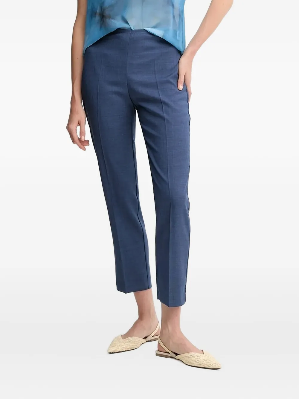Sandro Ferrone Broek met rits Blauw