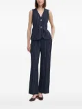 Sandro Ferrone pinstripe sleeveless vest - Blue