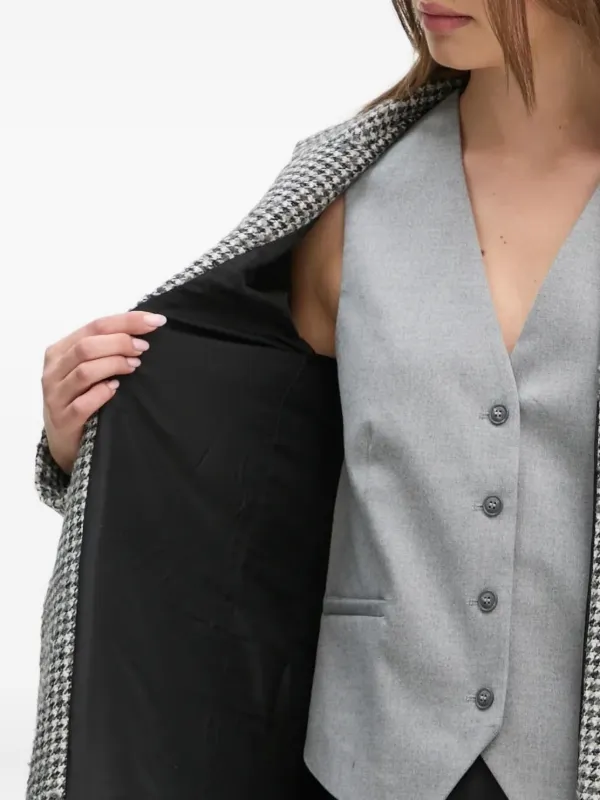 Sandro Ferrone ハウンドトゥース ジャケット | グレー | FARFETCH JP