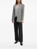 Sandro Ferrone houndstooth-pattern blazer - Grey