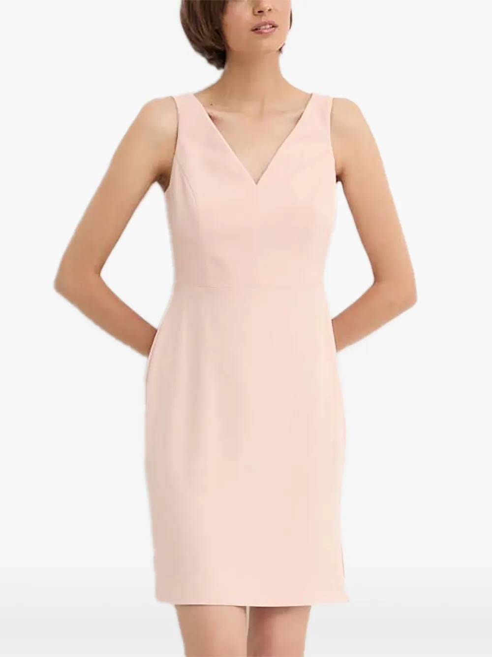 Sandro Ferrone v-neck mini dress | Pink | Image 1