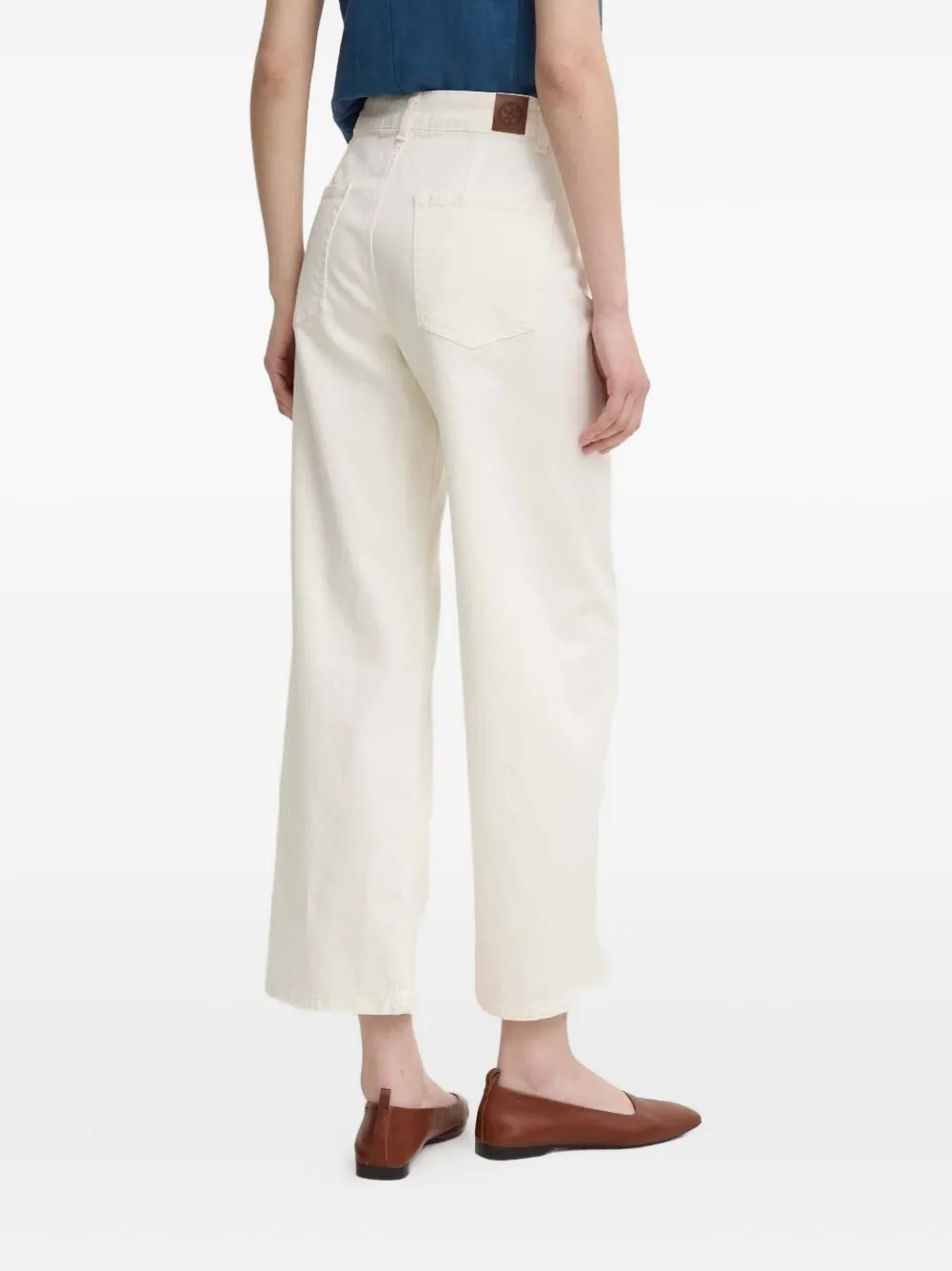 Sandro Ferrone Cropped jeans - Wit