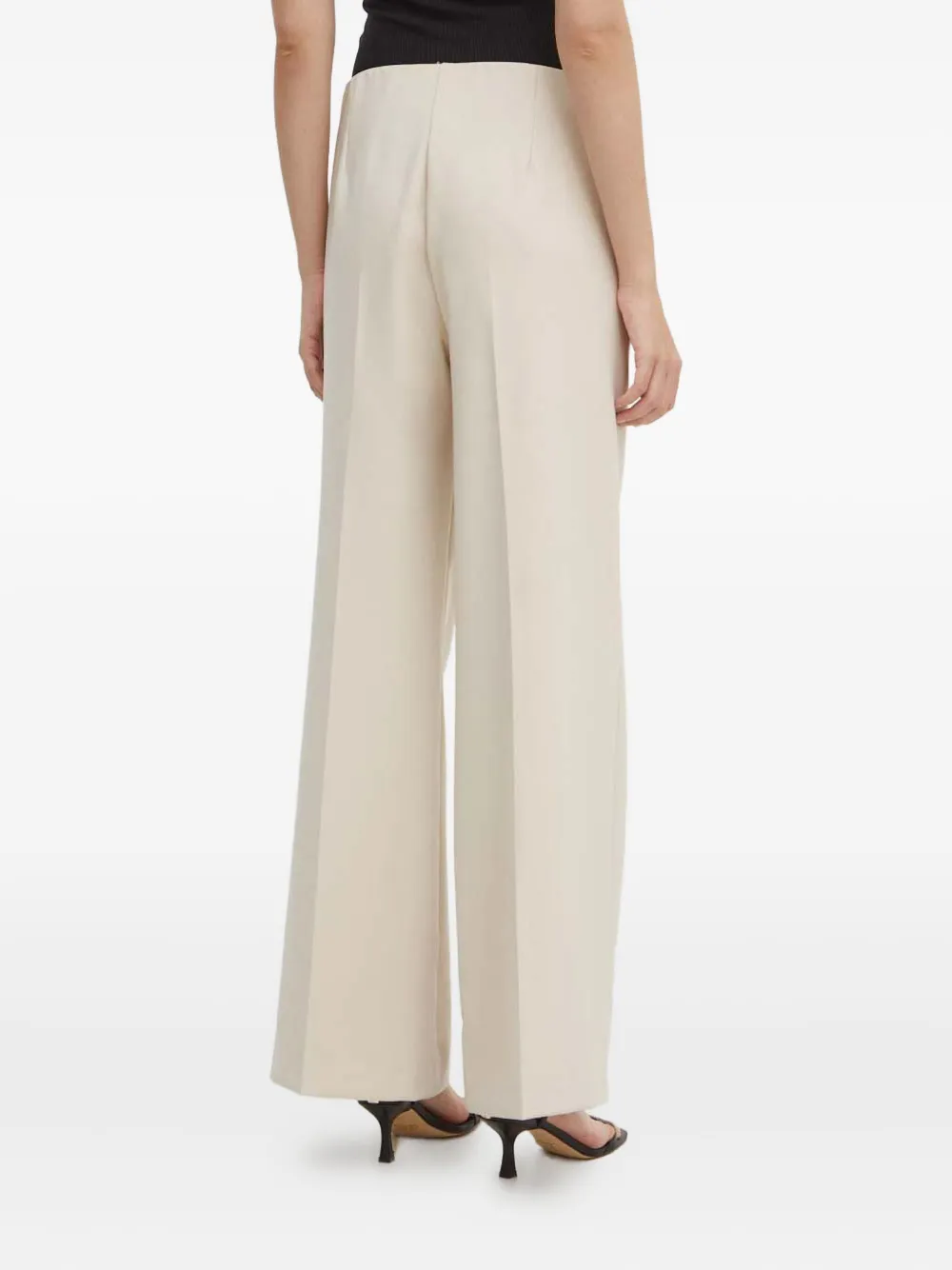 Sandro Ferrone Pressed-crease Trousers In Neutral