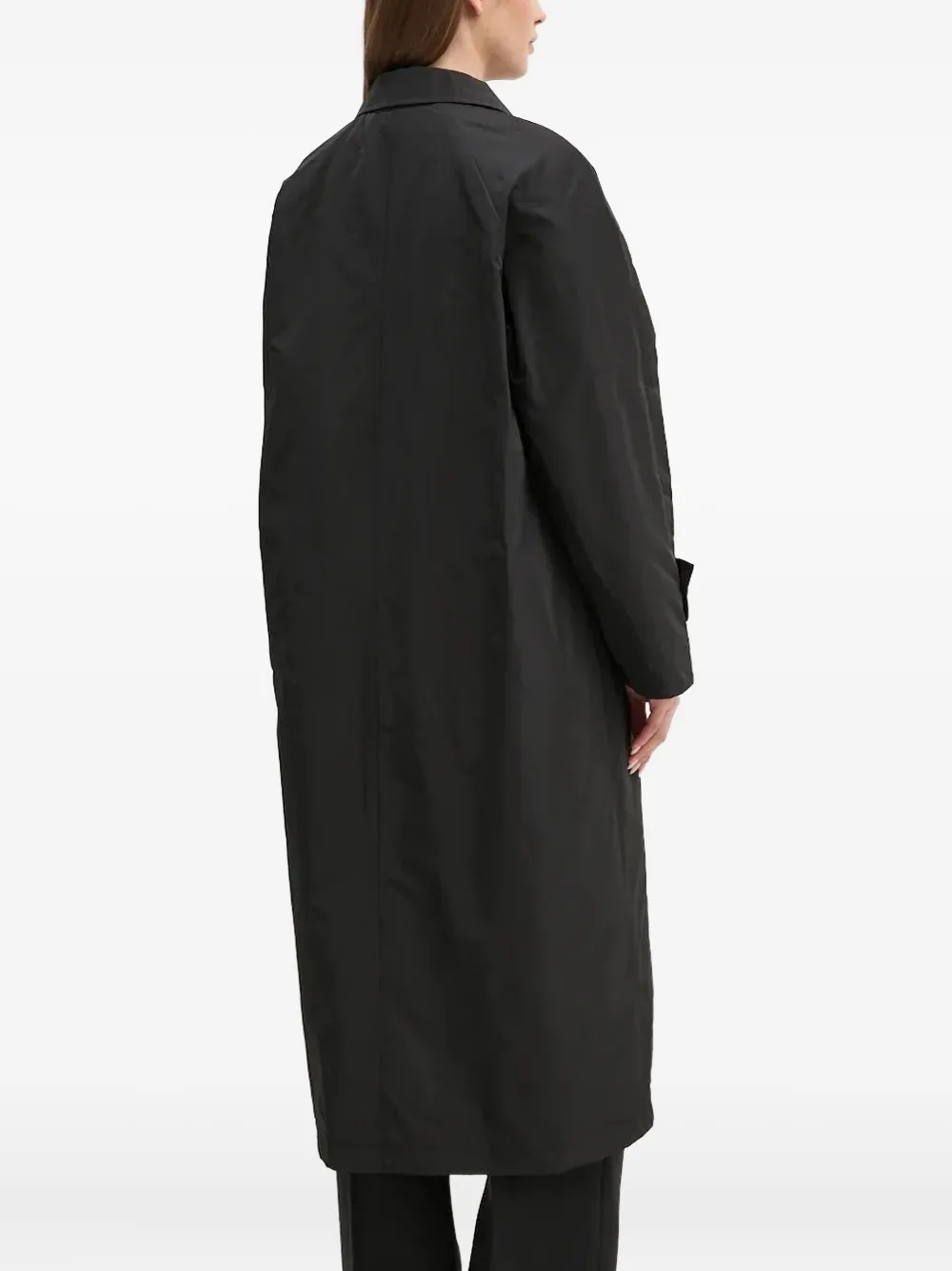 Sandro Ferrone button-fastening coat - Zwart