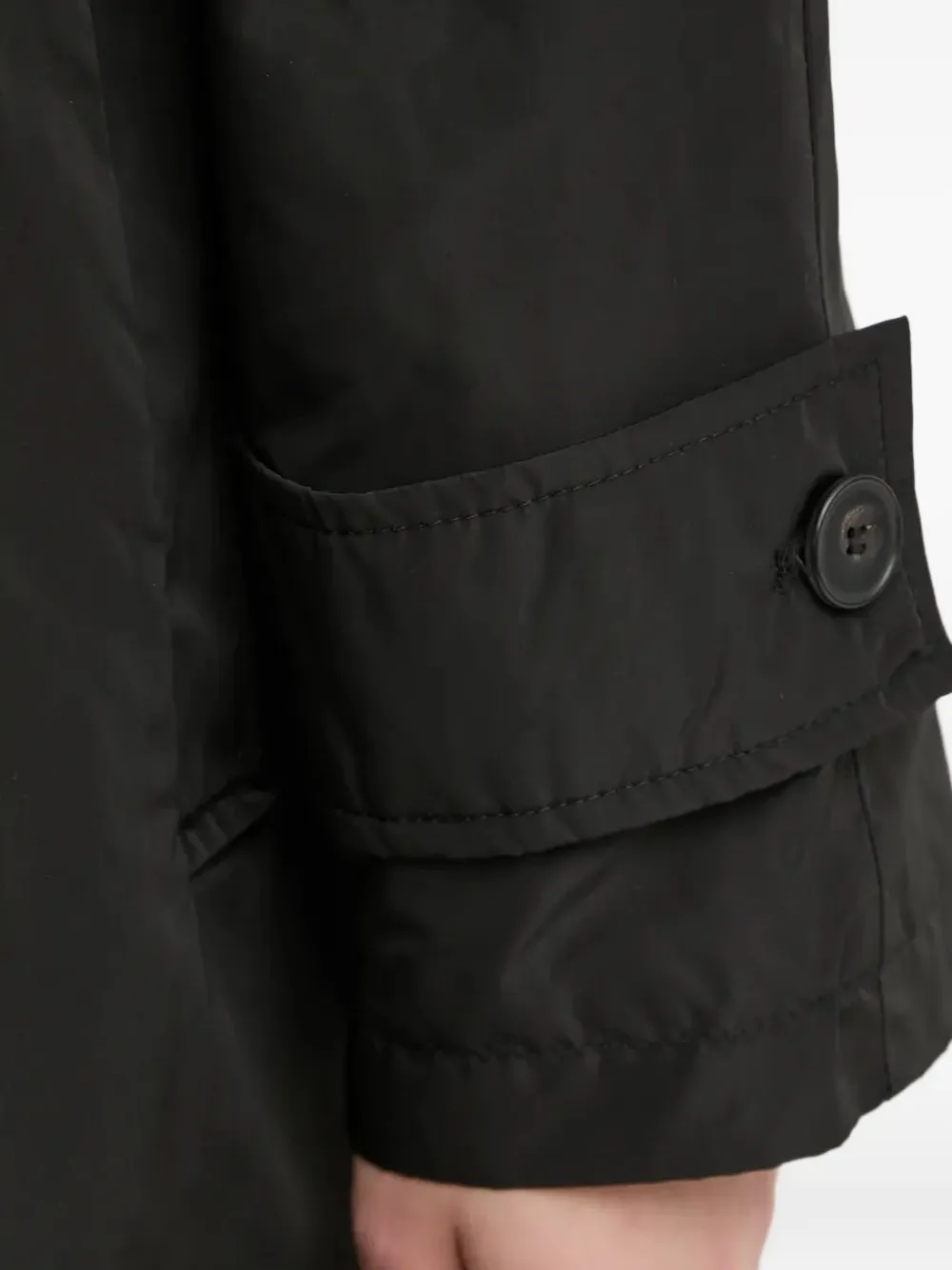 Sandro Ferrone Button-fastening Coat In Black