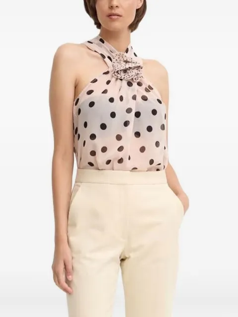 Sandro Ferrone polka-dot blouse