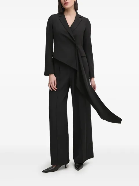 Sandro Ferrone asymmetric draped blazer