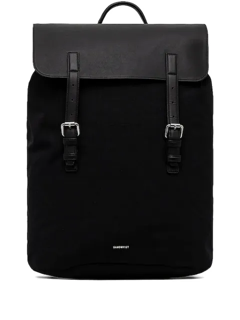 Sandqvist leather-detail backpack