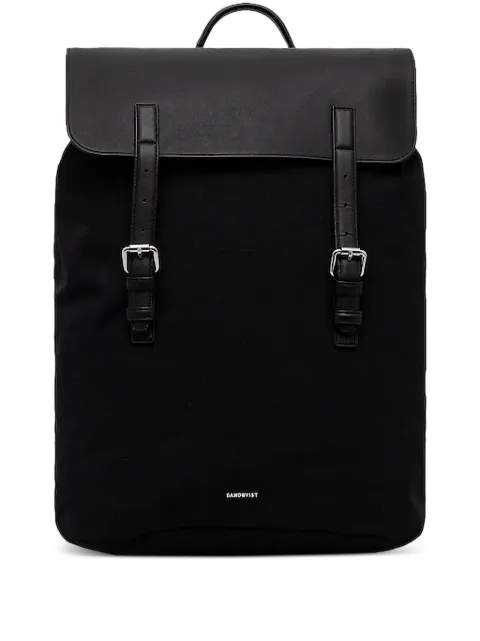 Sandqvist leather-detail backpack