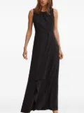 Sandro Ferrone pleated maxi dress - Black