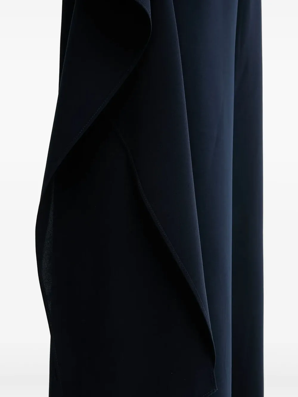 Sandro Ferrone Asymmetrisch jumpsuit met ruches Blauw