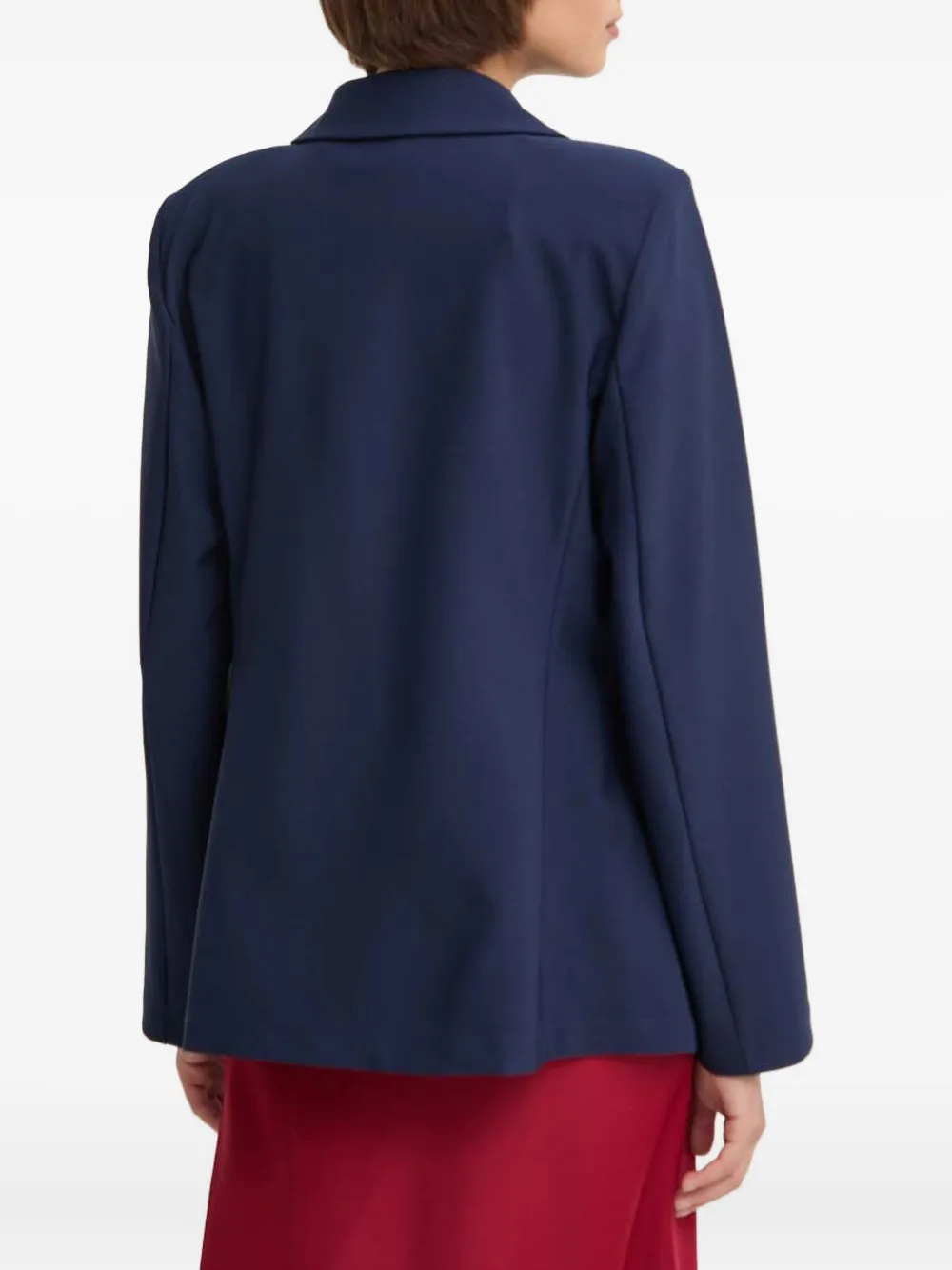 Sandro Ferrone Flap-pockets Single-breasted Blazer In Blue