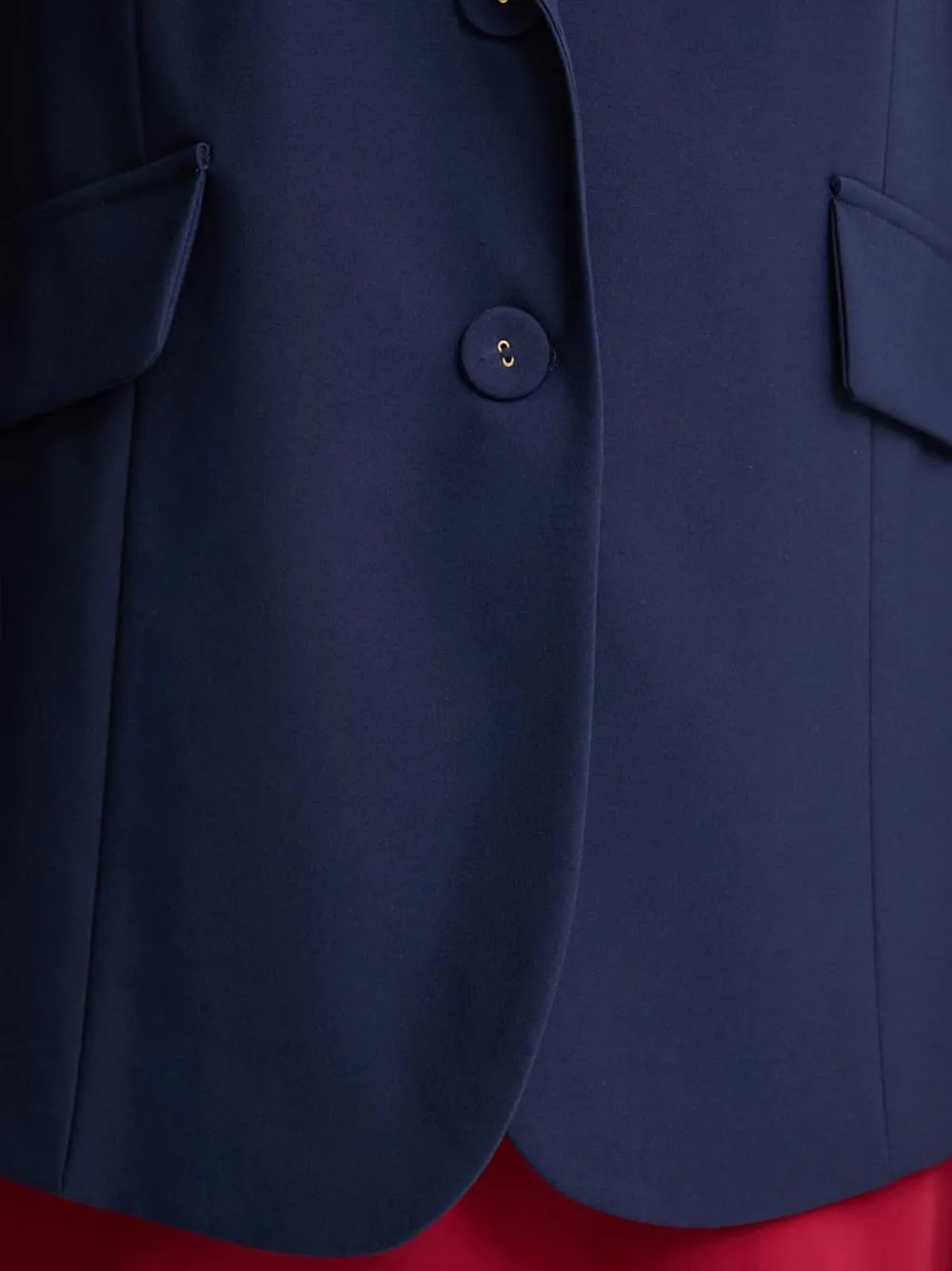 Sandro Ferrone Flap-pockets Single-breasted Blazer In Blue