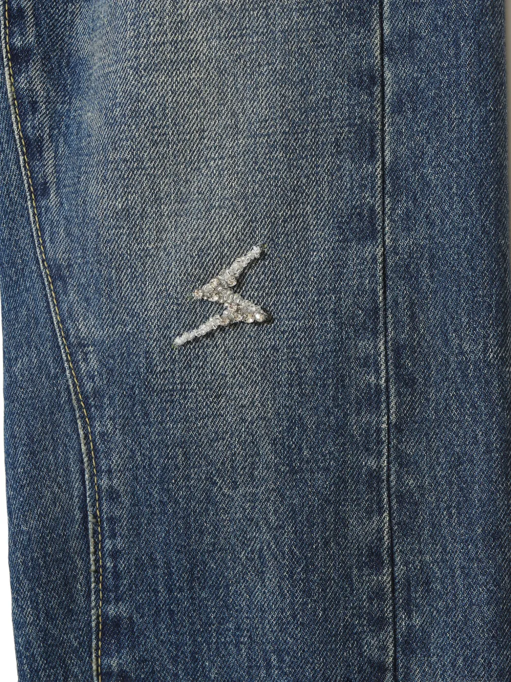 Undercover Broek met kralendetail Blauw