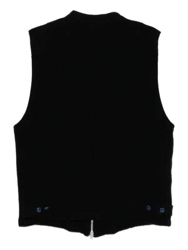 Undercover eye-embellished Gilet | Blue | FARFETCH UK