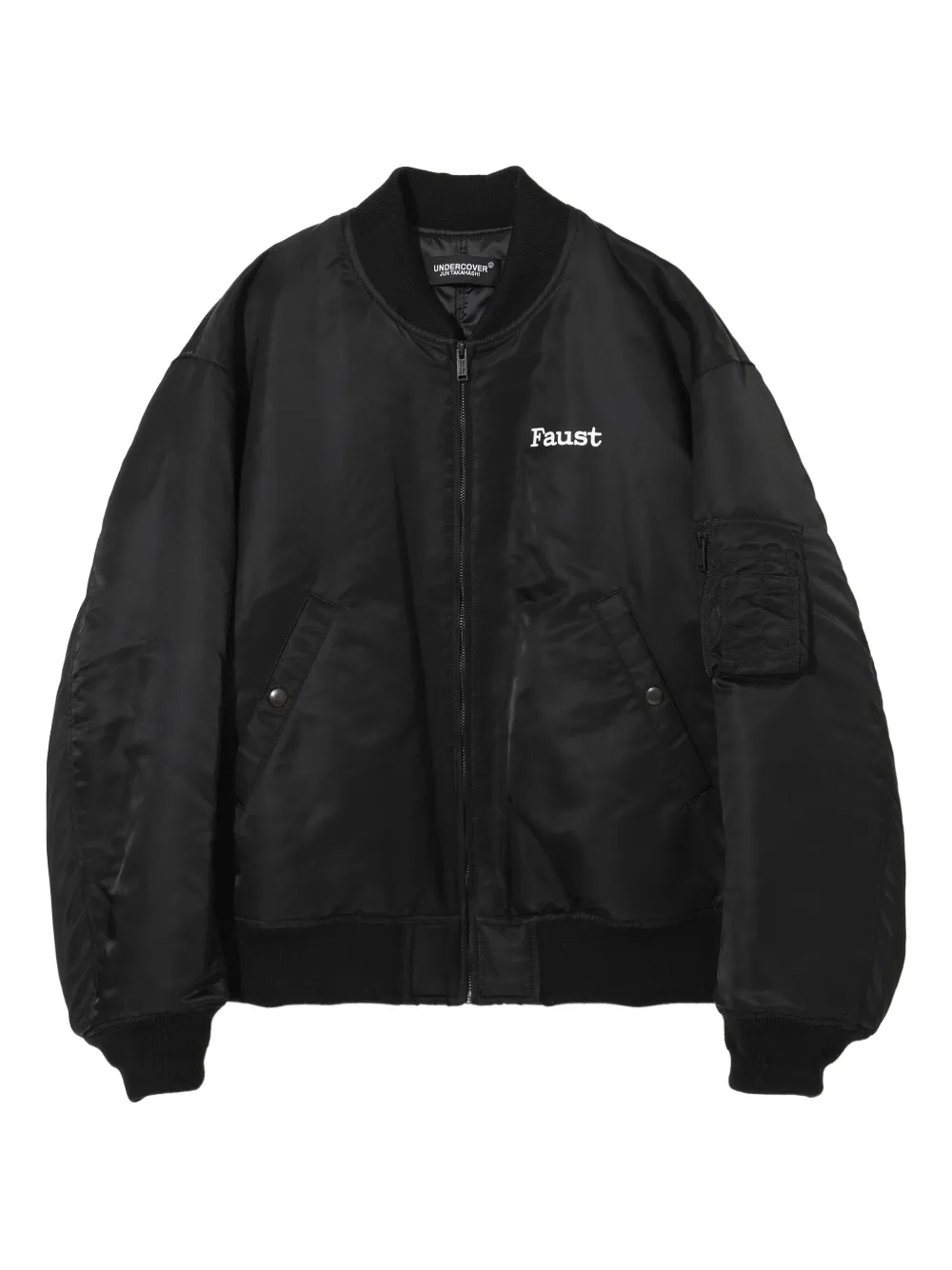 Undercover Bomberjack met grafische print Zwart