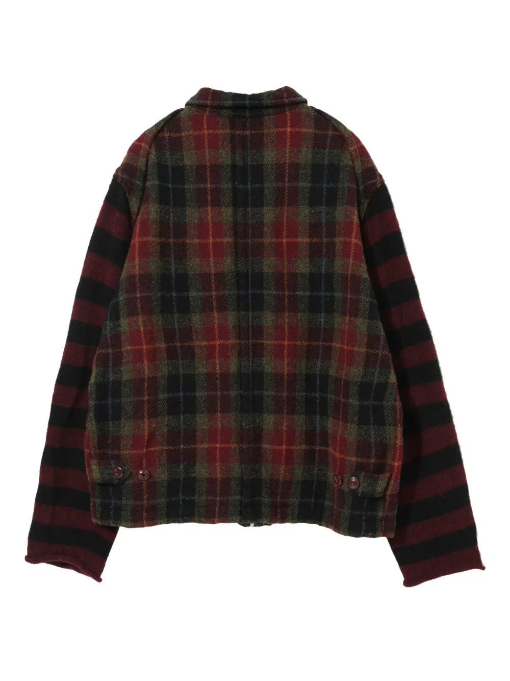 Undercover plaid-pattern zip-up jacket | Shirt Jackets | Image 2