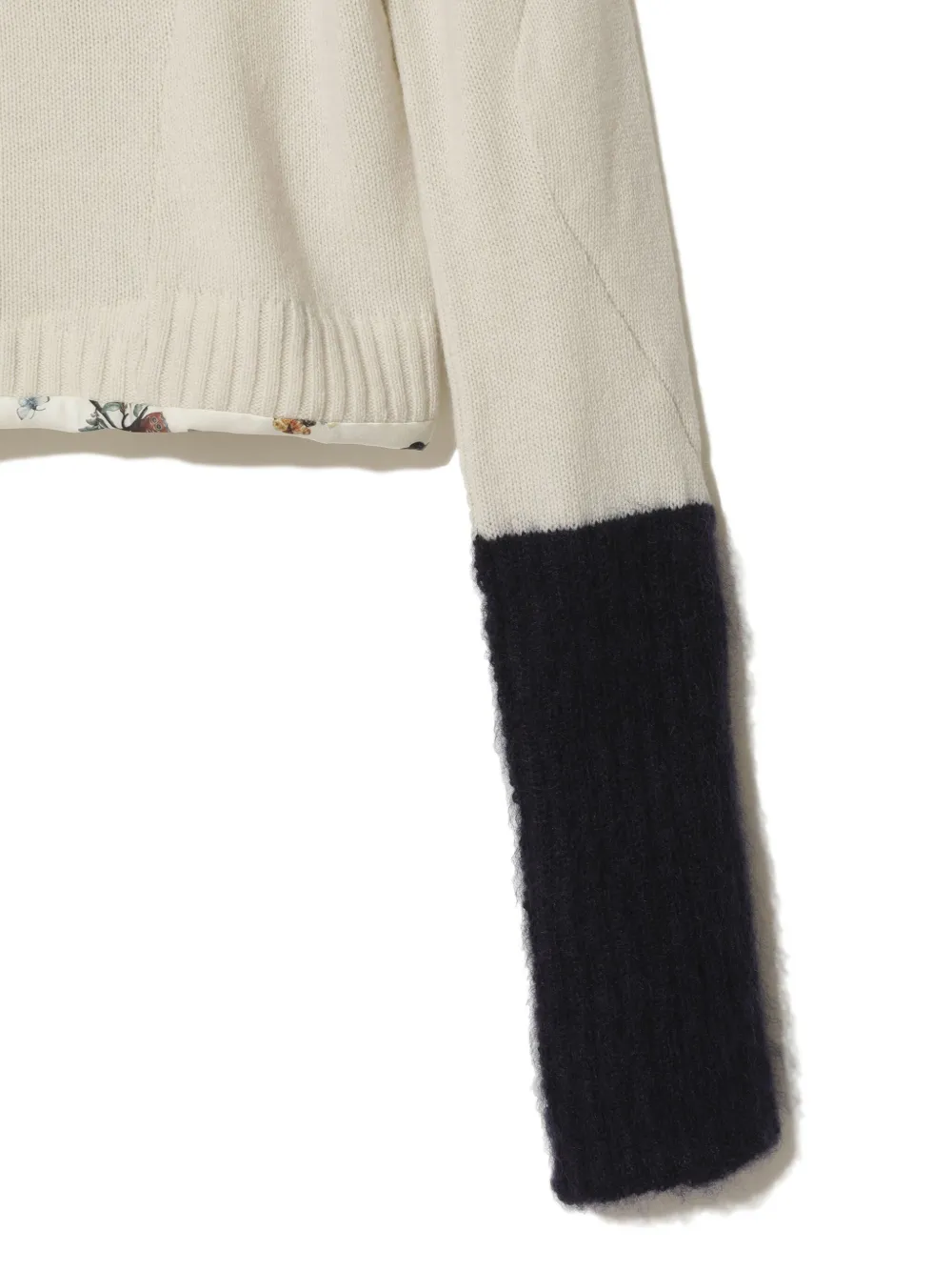 Undercover Colour-block Jumper In Neutral