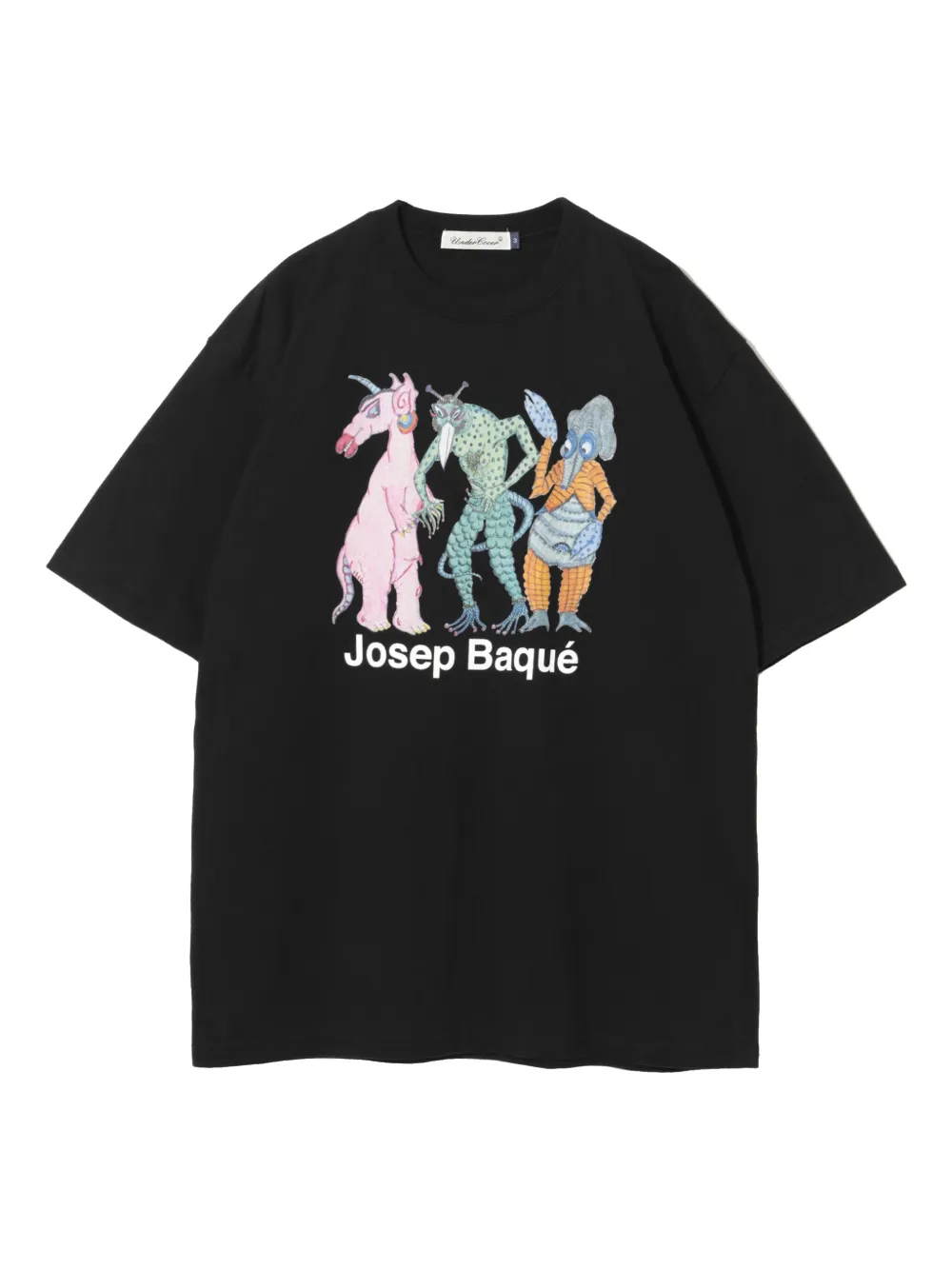 Undercover x Josep Baqué katoenen T-shirt Zwart