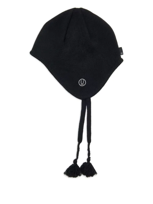 Black Embellished Wool Hat Black boohooMAN Man Rhinestone Embellished Beanie | Boohoo USA main image 4
