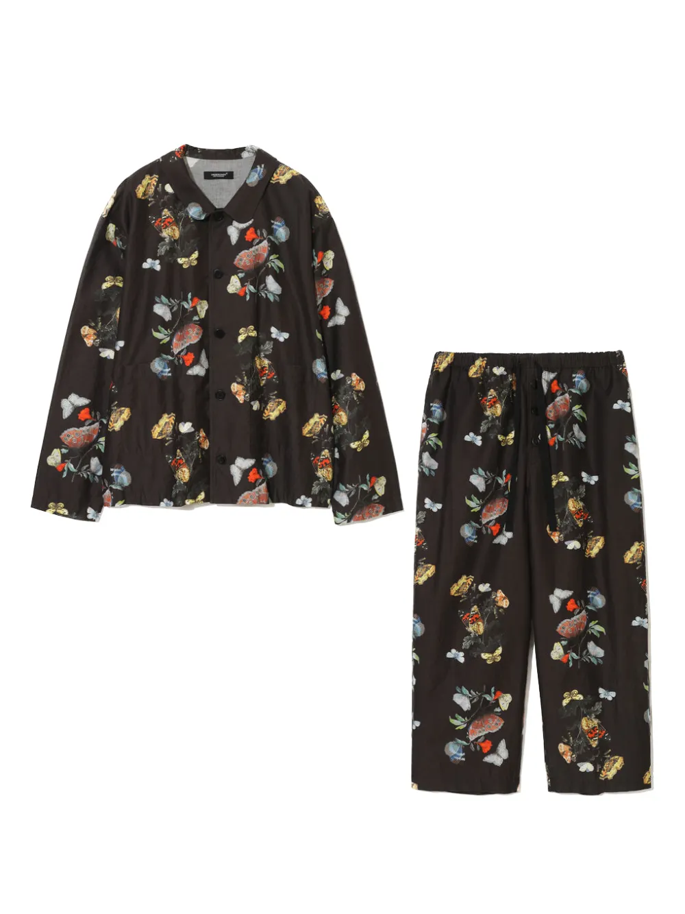 Undercover butterfly-print pyjamas | Black | Image 1