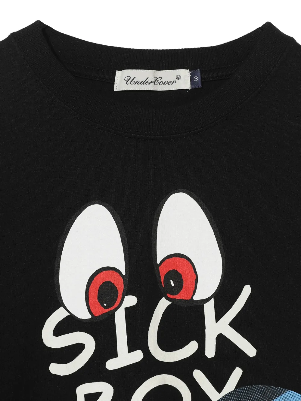 Undercover T-shirt met grafische print Zwart