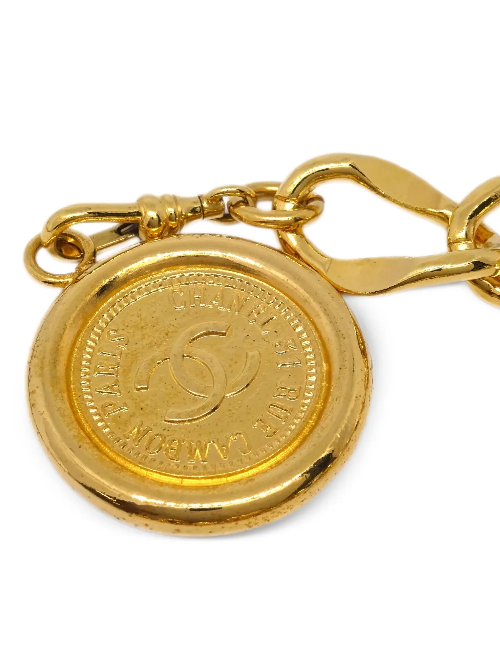 Pre-owned Chanel 1990-2000s Cc-charm Belt