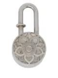 Hermès Pre-Owned 1990-2000s Fantaisies Indiennes padlock bag charm - Silver