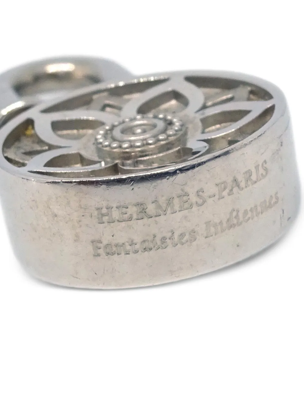 Pre-owned Hermes 1990-2000s Fantaisies Indiennes Padlock Bag Charm