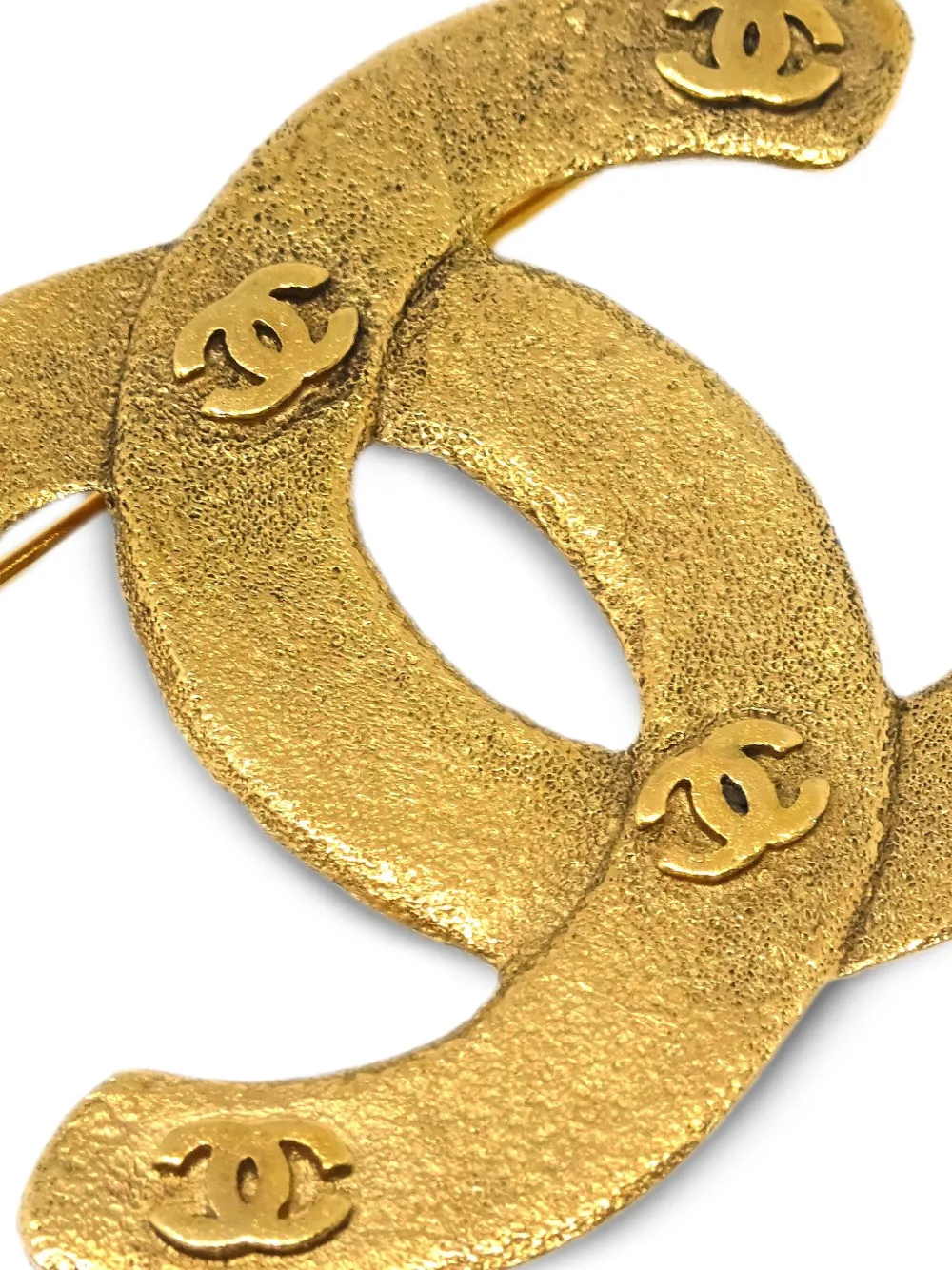 Pre-owned Chanel 1990-2000s Cc Brooch Pin