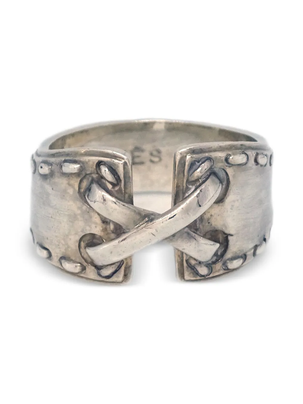 Hermès Pre-Owned anillo cruzados 1990-2000 | plateado | Image 1