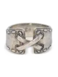 Hermès Pre-Owned 1990-2000s criss-cross ring - Silver