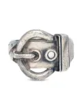 Hermès Pre-Owned 1990-2000s belt-buckle ring - Silver
